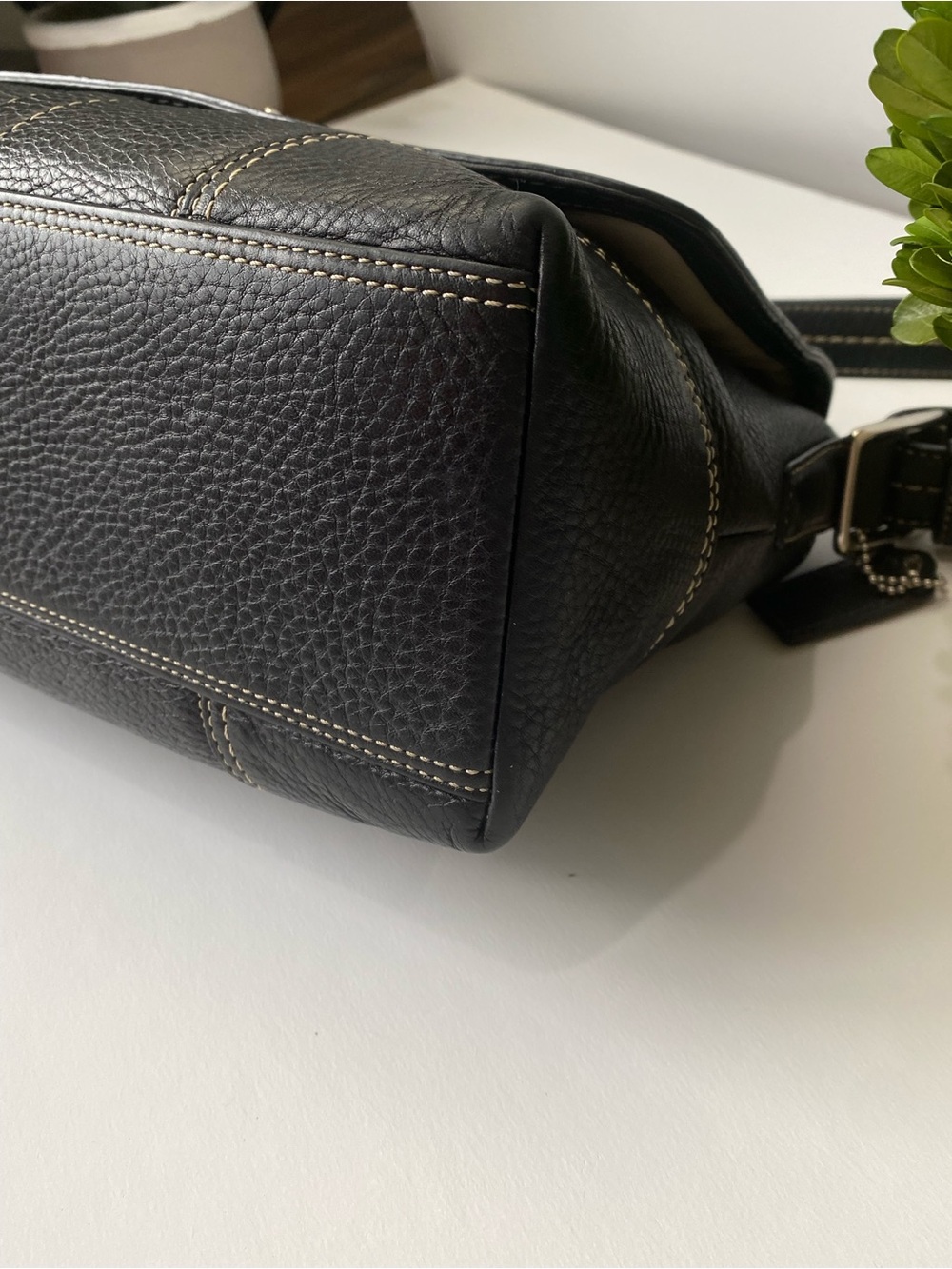Coach Hamilton Flap Turnlock Y2K Black Convertible Shoulder Bag - Picture 12 of 16